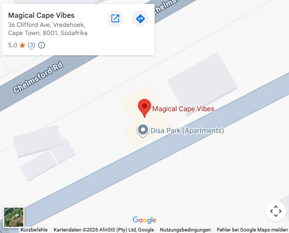 Lage von Magical Cape Vibes in Kapstadt